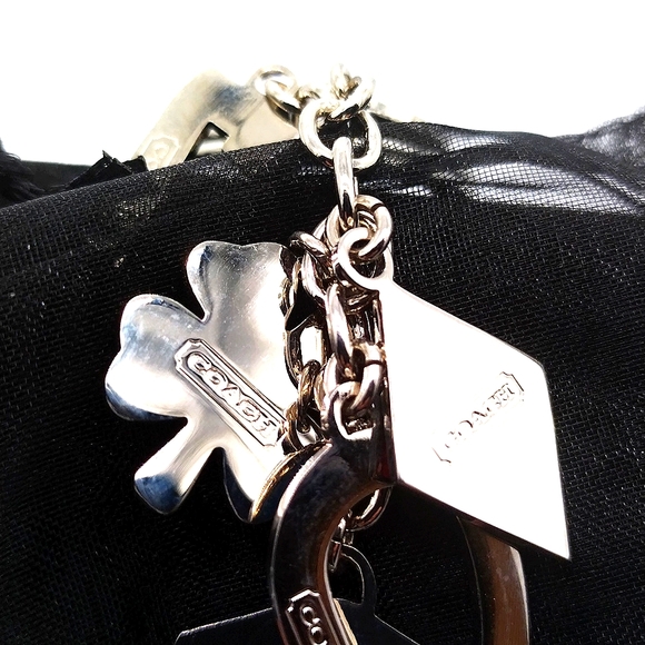 Vintage COACH Lucky Multi Charms Keychain Fob Purse Charm-Unisex - Picture 6 of 7